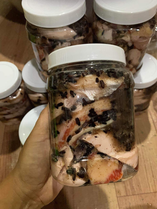 ផ្អកពោះត្រីពោ 1kg/jar
